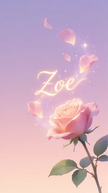Zoe - Rosa Etérea Iluminada